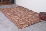 Vintage handmade tuareg rug 6.5 X 9.8 Feet