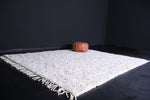 Alfombra marroquí personalizada, alfombra bereber de lana gris