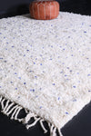 Alfombra marroquí personalizada, alfombra bereber de lana gris