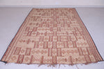 Vintage handmade tuareg rug 5.9 X 9.1 Feet