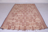 Vintage handmade tuareg rug 5.9 X 9.1 Feet