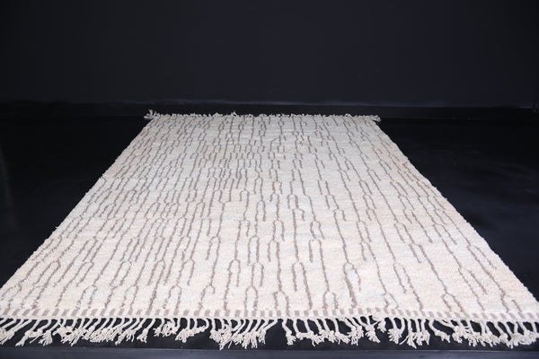Ivory Moroccan rug -  Contemporary rug - Handmade rug