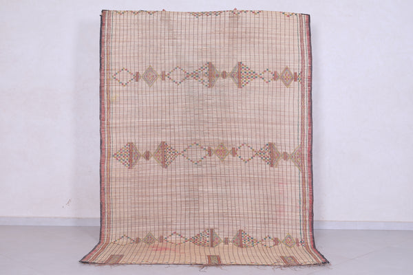 Vintage tuareg rug 5.7 X 8.3 Feet