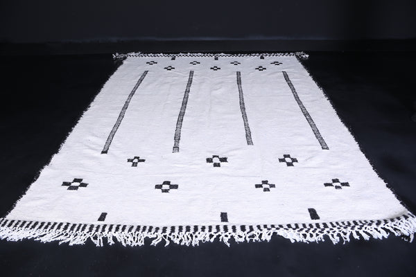 Handwoven Moroccan kilim - Flat woven wool kilim rug