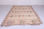 Vintage handmade tuareg rug 6.6 FT X 9.7 Feet