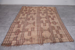 Vintage handmade tuareg mat 6.3 X 8.6 Feet