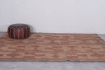 Vintage handmade tuareg mat 6.3 X 8.6 Feet