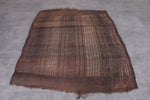 Vintage handmade tuareg rug 4.4 X 6.1 Feet