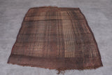 Vintage handmade tuareg rug 4.4 X 6.1 Feet