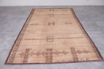 Vintage handmade tuareg rug 5.6 X 9.4 Feet