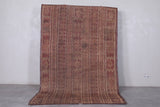 Vintage handmade tuareg rug 5.3 X 8.5 Feet