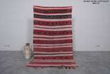 Hand Woven moroccan rug 3.9 FT X 6.4 FT