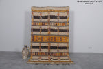 Handcrafted Moroccan Rug 4.4 x 7.5 FT - Vibrant Tribal Design