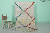 Small Handmade Berber Moroccan Rug – 3.2 FT x 5.8 FT