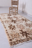 Moroccan berber rug 3 X 6.4 Feet