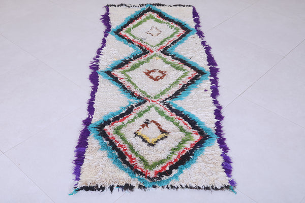 Moroccan berber rug 2.4 X 6.2 Feet