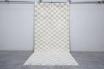 Handmade Moroccan Wool Rug - Custom Rug with Elegant Geometric Patterns