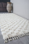 Handmade Moroccan Wool Rug - Custom Rug with Elegant Geometric Patterns