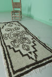 Handwoven Moroccan Berber Rug - Ivory & Brown | Authentic Artisan