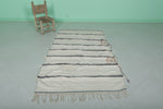 Vintage Handira Blanket – 3.5 FT X 6.6 FT | Moroccan Berber Decor