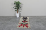 Moroccan Runner Rug – 1.9 x 4.7 FT | Handwoven with Geometric Patterns