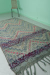 Vintage Moroccan Berber Rug – 5.2 FT X 10 FT | Pastel Chevron Pattern Handmade Carpet