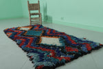 Vintage Colorful Moroccan Berber Rug – 2.5 FT X 6 FT | Bold Boho Charm