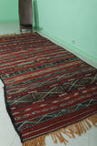 Vintage kilim 4.9 FT X 9.6 FT