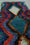 Vintage Colorful Moroccan Berber Rug – 2.5 FT X 6 FT | Bold Boho Charm