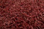 Red Vintage Handmade Moroccan Berber Rug – 7.2 FT X 11.3 FT | Authentic Artisan Crafted Design