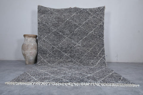Handwoven Moroccan Rug - Simple Custom Rug - Beni ourain Rug