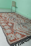 Vintage Handmade Moroccan Berber Rug – 5.8 FT X 9.2 FT | Authentic Artisan Carpet