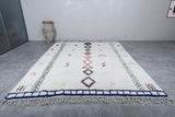 White Moroccan Rug with Berber Symbols – Custom Sizes