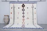 White Moroccan Rug with Berber Symbols – Custom Sizes