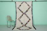 Moroccan Rug – Handwoven Geometric Design | 4.5 x 9.5 FT