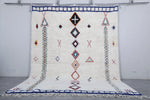 White Moroccan Rug with Berber Symbols – Custom Sizes