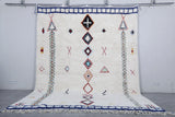 White Moroccan Rug with Berber Symbols – Custom Sizes