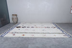 White Moroccan Rug with Berber Symbols – Custom Sizes