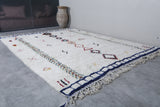 White Moroccan Rug with Berber Symbols – Custom Sizes