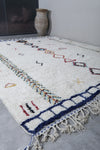 White Moroccan Rug with Berber Symbols – Custom Sizes