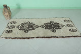 Moroccan rug 2.6 X 6.2 Feet