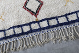 White Moroccan Rug with Berber Symbols – Custom Sizes