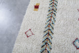 White Moroccan Rug with Berber Symbols – Custom Sizes