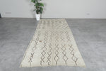 Handmade Moroccan Rug 4.4 FT × 9.8 FT | Beni Ourain Wool Rug