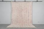 Handmade Moroccan Rug  7.1 x 10.7 ft - Unique Grid Design