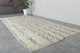 Handmade Moroccan Rug 4.4 FT × 9.8 FT | Beni Ourain Wool Rug