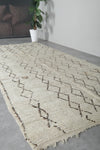 Handmade Moroccan Rug 4.4 FT × 9.8 FT | Beni Ourain Wool Rug