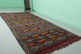 Berber Kilim Rug – 5 FT x 10.6 FT | Handwoven Moroccan Carpet