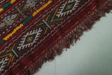 Berber Kilim Rug – 5 FT x 10.6 FT | Handwoven Moroccan Carpet