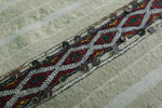 3.7 FT X 6.5 FT Traditional Moroccan Wedding Rug - Handwoven Berber Carpet